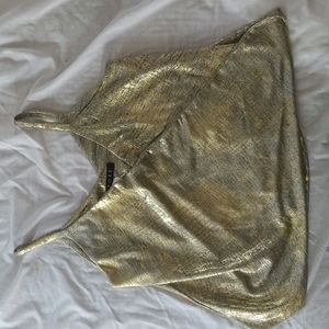 Metallic tank top